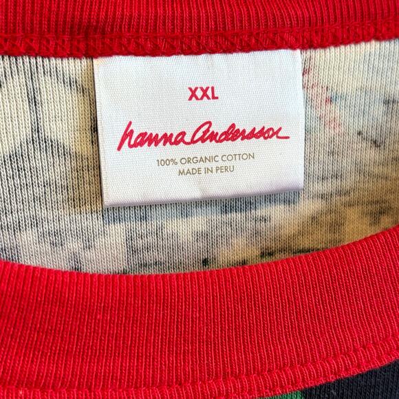 Hanna Anderson Santa Christmas Pajama Set - size XXL - Picture 2 of 6